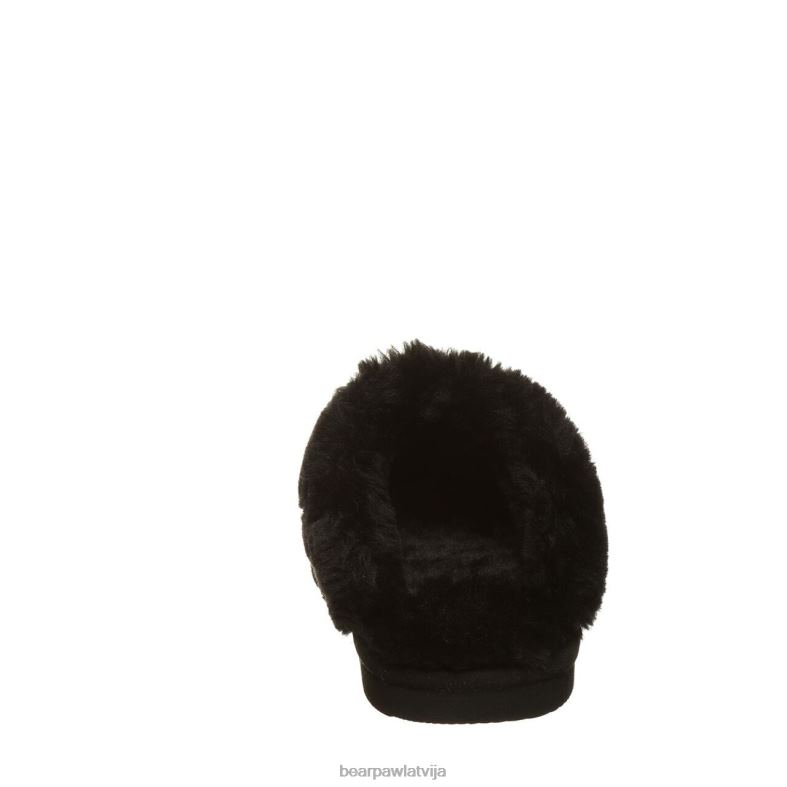 melns sievietes čības BEARPAW loki vegāns P2XFF287