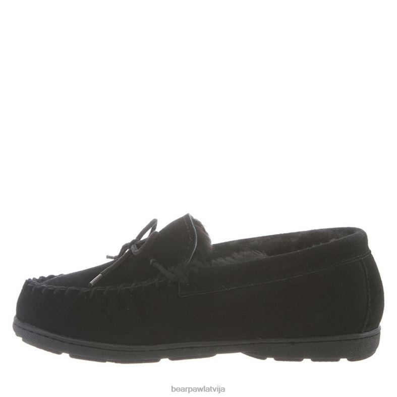 melns sievietes čības BEARPAW prātā plats P2XFF281
