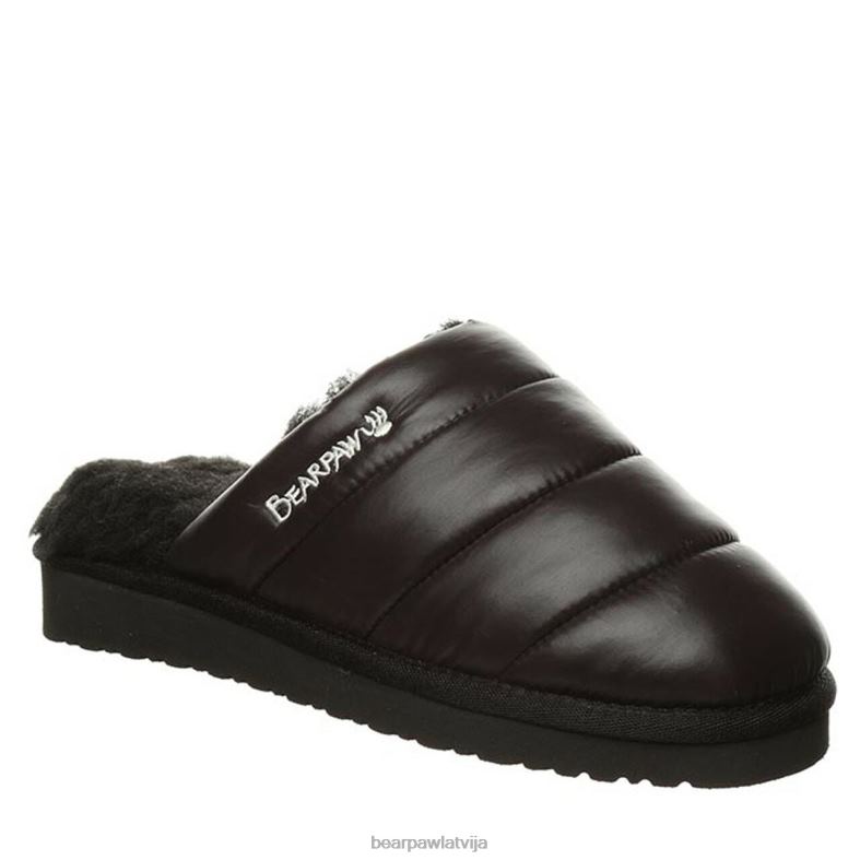 melns sievietes čības BEARPAW uzpūsta tupele P2XFF319