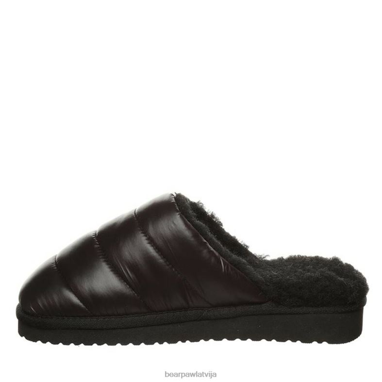 melns sievietes čības BEARPAW uzpūsta tupele P2XFF319