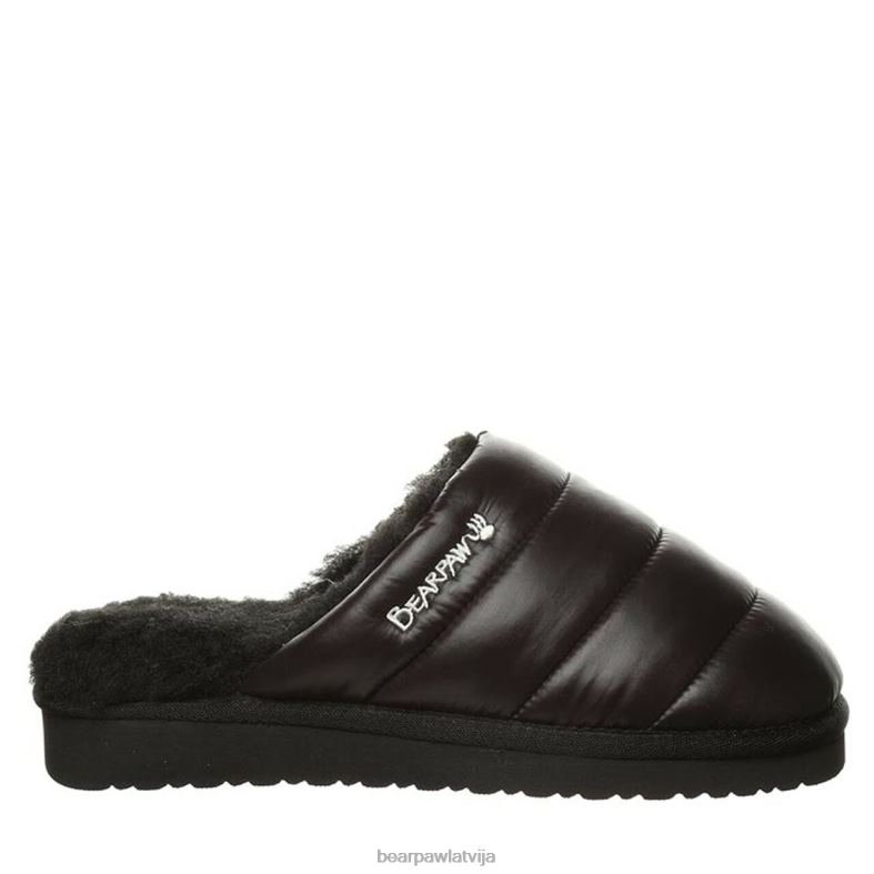 melns sievietes čības BEARPAW uzpūsta tupele P2XFF319