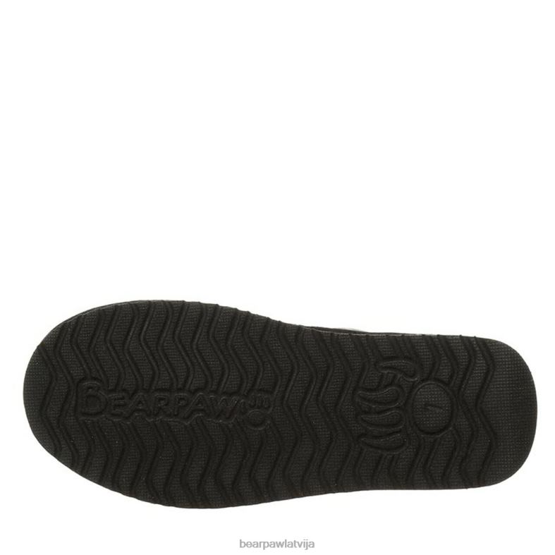 melns sievietes čības BEARPAW uzpūsta tupele P2XFF319