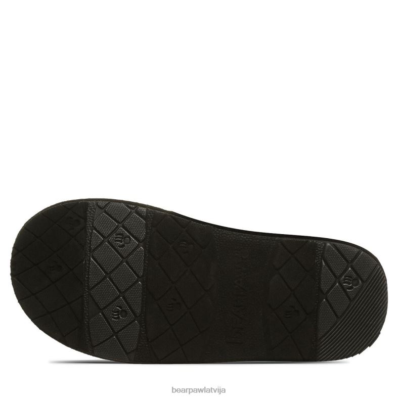 melns vizulis sievietes čības BEARPAW loki eksotiski P2XFF314