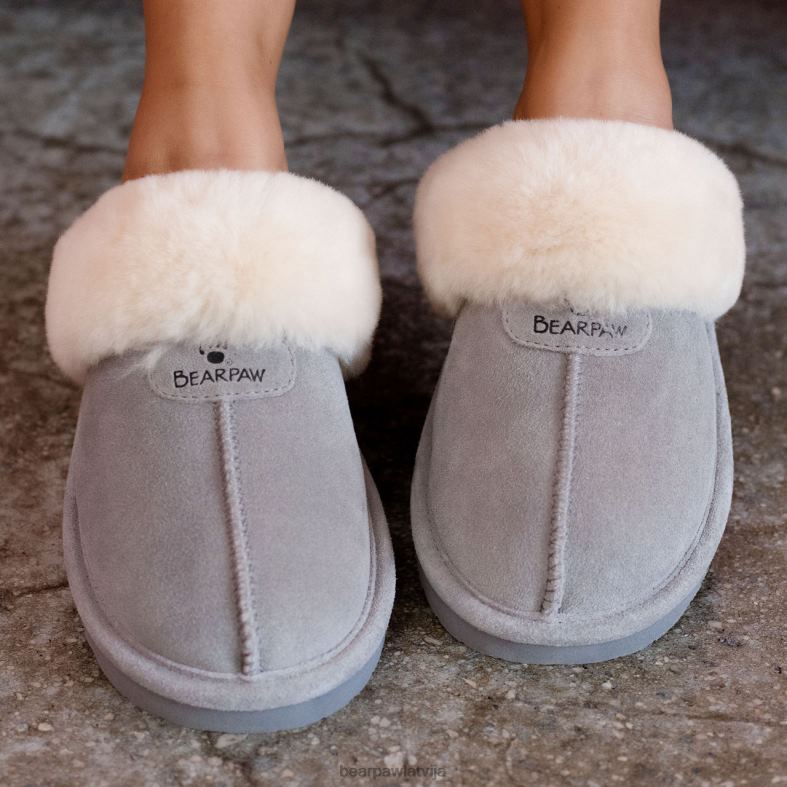 pelēka migla sievietes čības BEARPAW loki P2XFF270
