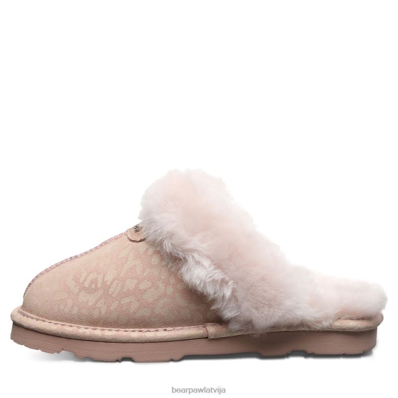 rozā leoparda spīdumi sievietes čības BEARPAW loki eksotiski P2XFF267