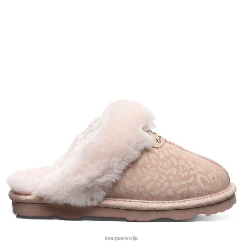 rozā leoparda spīdumi sievietes čības BEARPAW loki eksotiski P2XFF267