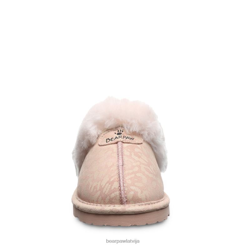 rozā leoparda spīdumi sievietes čības BEARPAW loki eksotiski P2XFF267