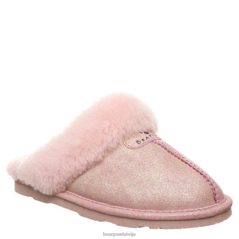 rozā mirdzums sievietes čības BEARPAW loki eksotiski P2XFF315