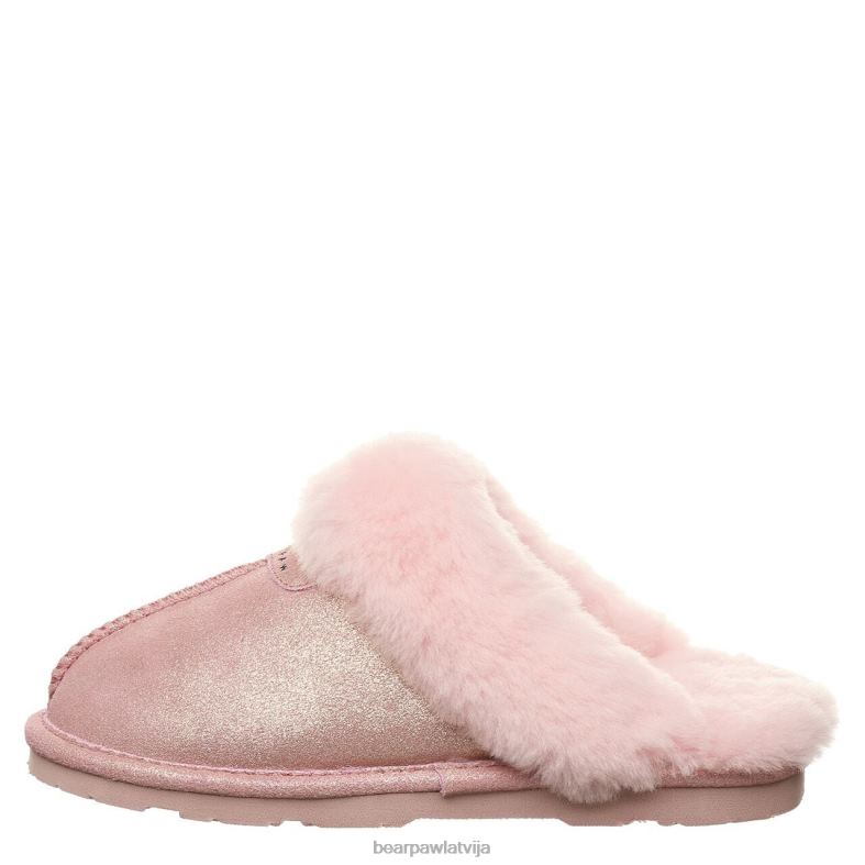 rozā mirdzums sievietes čības BEARPAW loki eksotiski P2XFF315