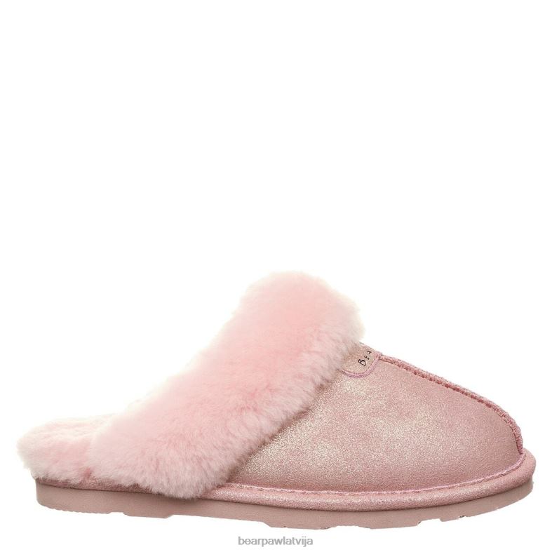 rozā mirdzums sievietes čības BEARPAW loki eksotiski P2XFF315