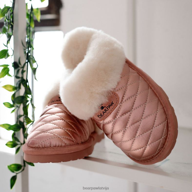 rozā sievietes čības BEARPAW effie P2XFF301