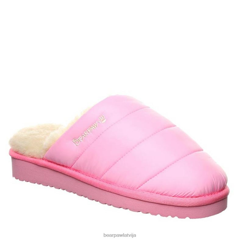 rozā sievietes čības BEARPAW uzpūsta tupele P2XFF318