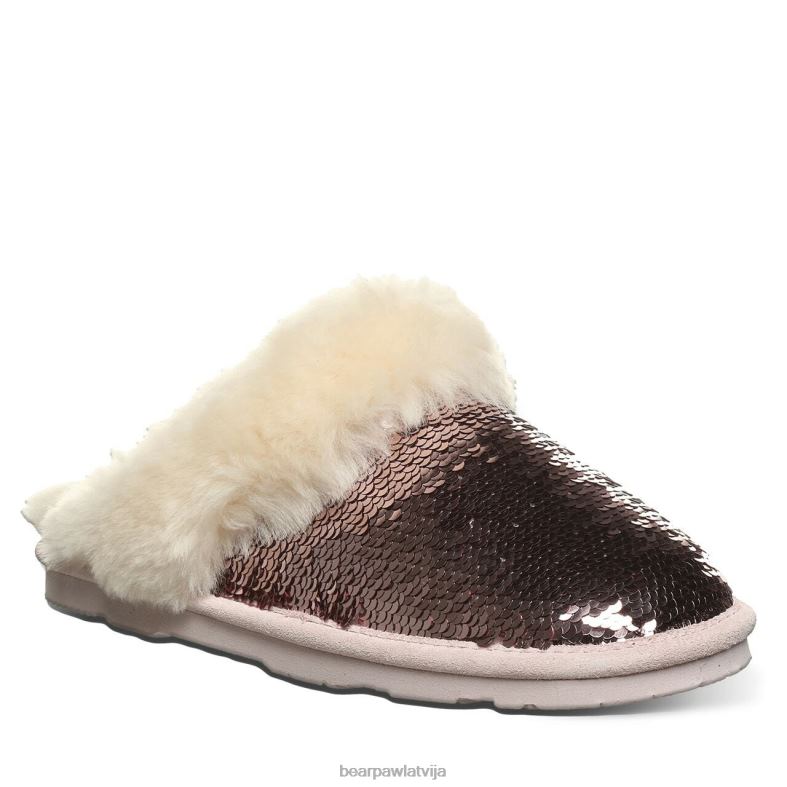 rozā vizulis sievietes čības BEARPAW loki eksotiski P2XFF313