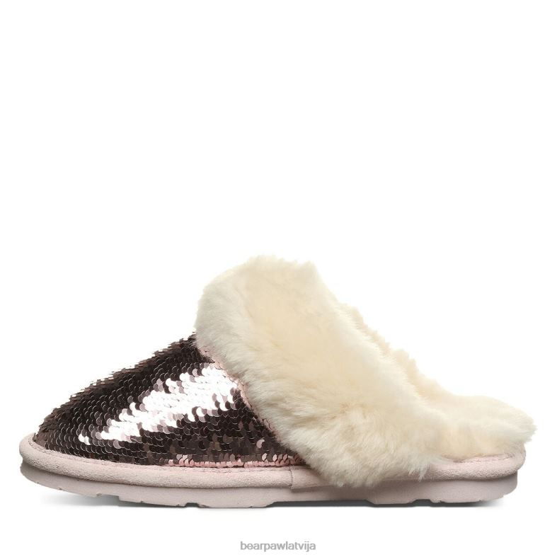 rozā vizulis sievietes čības BEARPAW loki eksotiski P2XFF313