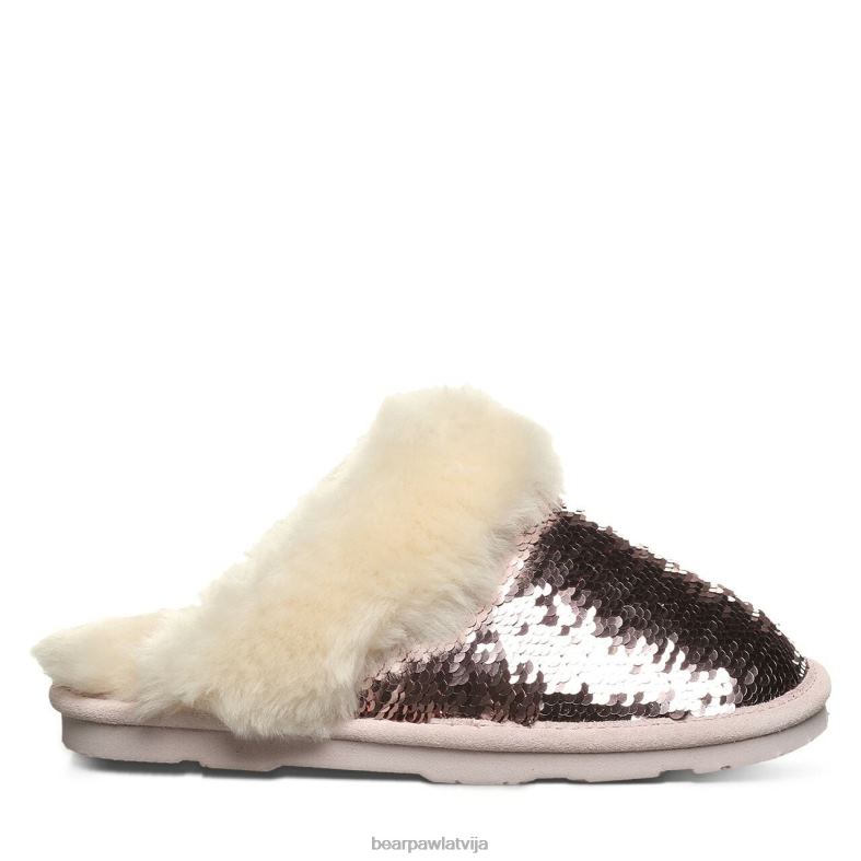 rozā vizulis sievietes čības BEARPAW loki eksotiski P2XFF313