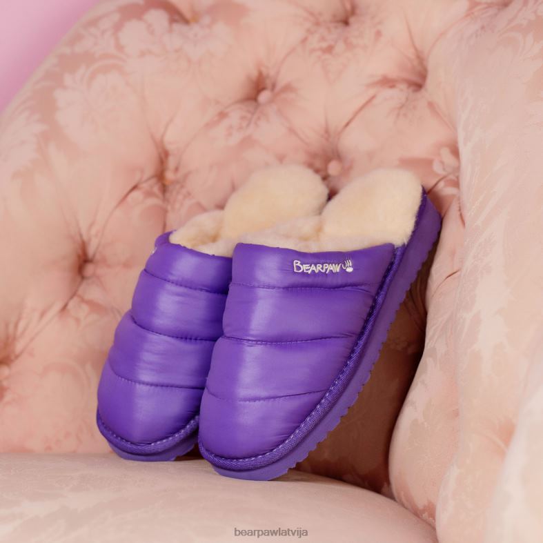 violets sievietes čības BEARPAW uzpūsta tupele P2XFF317