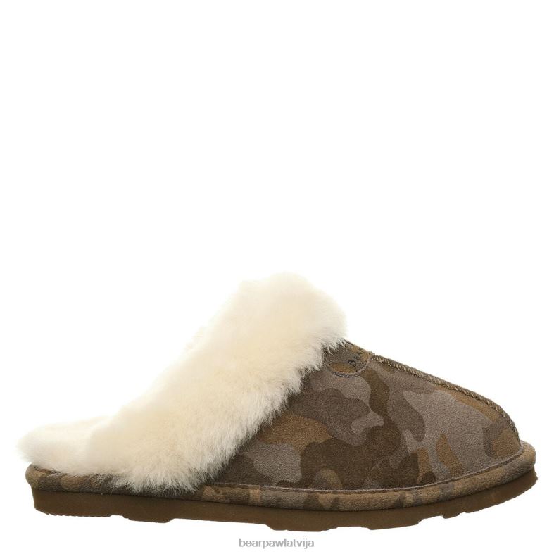 zemes kamo sievietes čības BEARPAW loki eksotiski P2XFF316