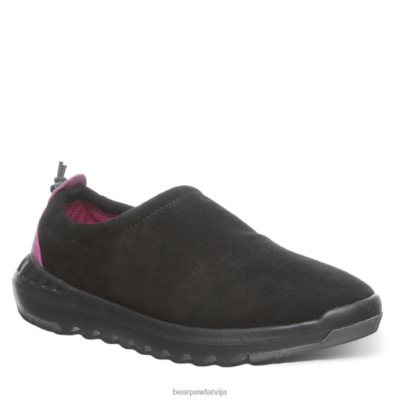 melns sievietes kurpes BEARPAW džeks P2XFF328
