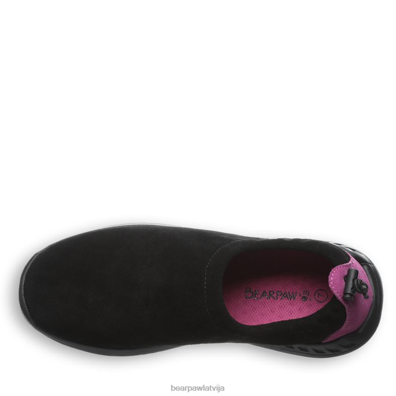melns sievietes kurpes BEARPAW džeks P2XFF328