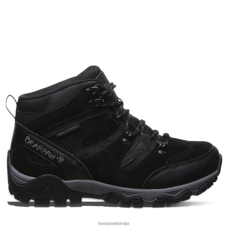 melns sievietes pārgājieni BEARPAW korsikas platums P2XFF329