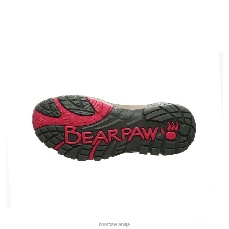taupe sievietes pārgājieni BEARPAW Korsika P2XFF353