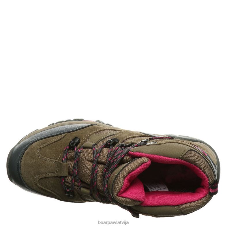 taupe sievietes pārgājieni BEARPAW korsikas platums P2XFF350