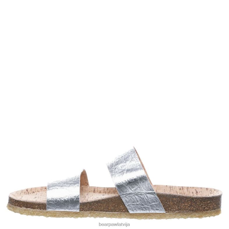 Sudrabs sievietes sandales BEARPAW lilo P2XFF502