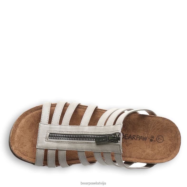 Sudrabs sievietes sandales BEARPAW sabrina P2XFF401