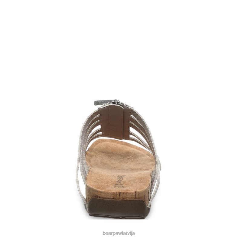 Sudrabs sievietes sandales BEARPAW sabrina P2XFF401