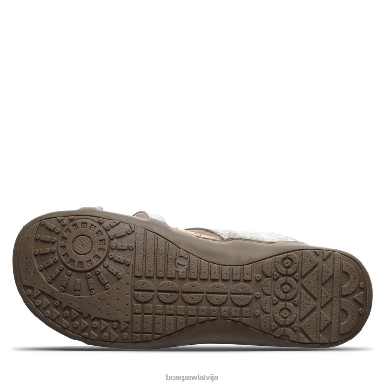 Sudrabs sievietes sandales BEARPAW stirnēns P2XFF442