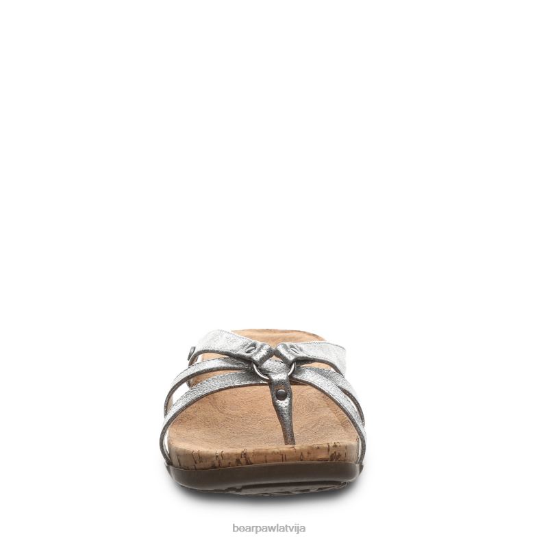 Sudrabs sievietes sandales BEARPAW stirnēns P2XFF442