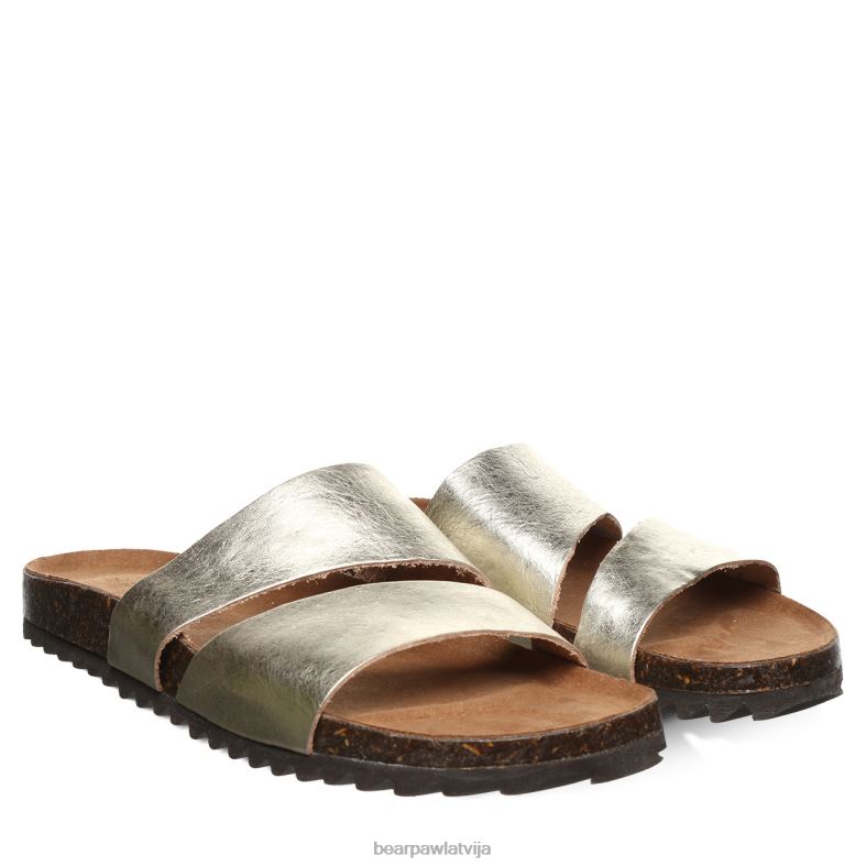 šampanietis sievietes sandales BEARPAW mia P2XFF455