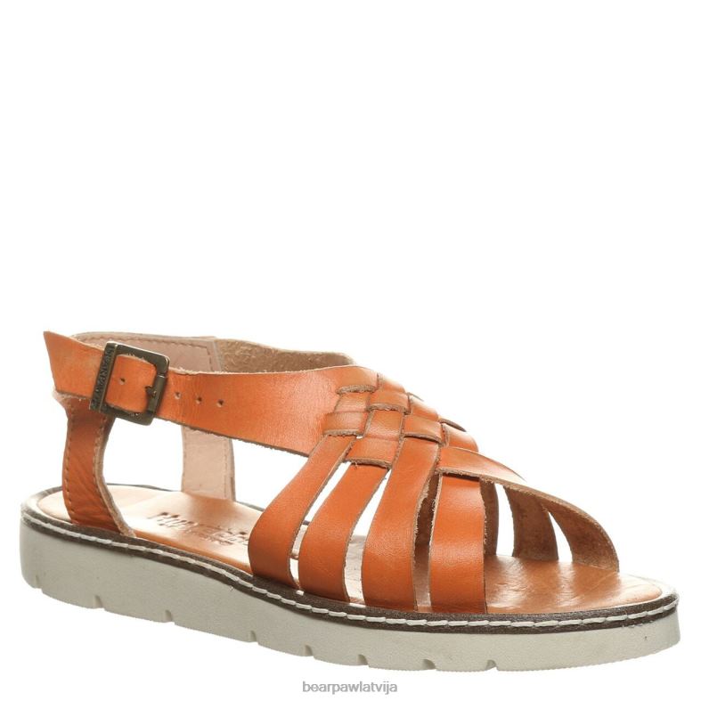 apelsīns sievietes sandales BEARPAW lea P2XFF488