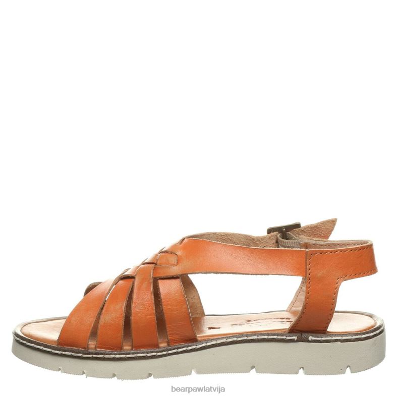 apelsīns sievietes sandales BEARPAW lea P2XFF488