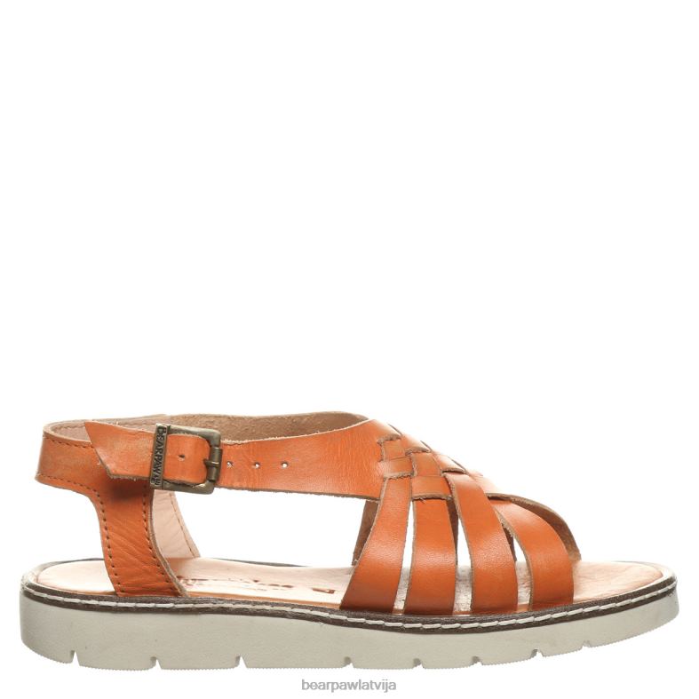 apelsīns sievietes sandales BEARPAW lea P2XFF488