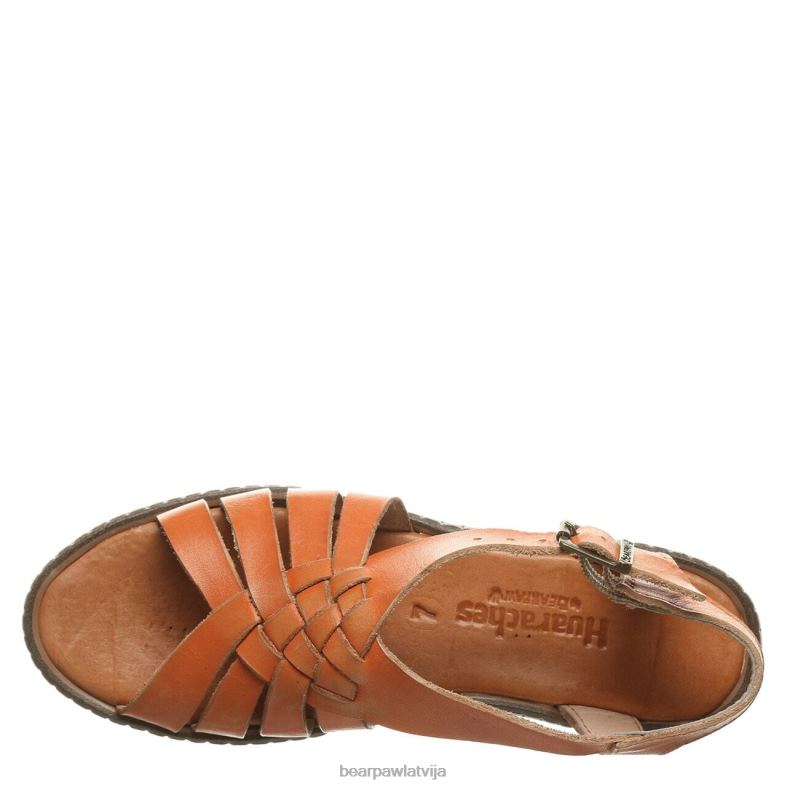apelsīns sievietes sandales BEARPAW lea P2XFF488