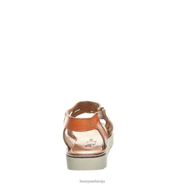 apelsīns sievietes sandales BEARPAW lea P2XFF488
