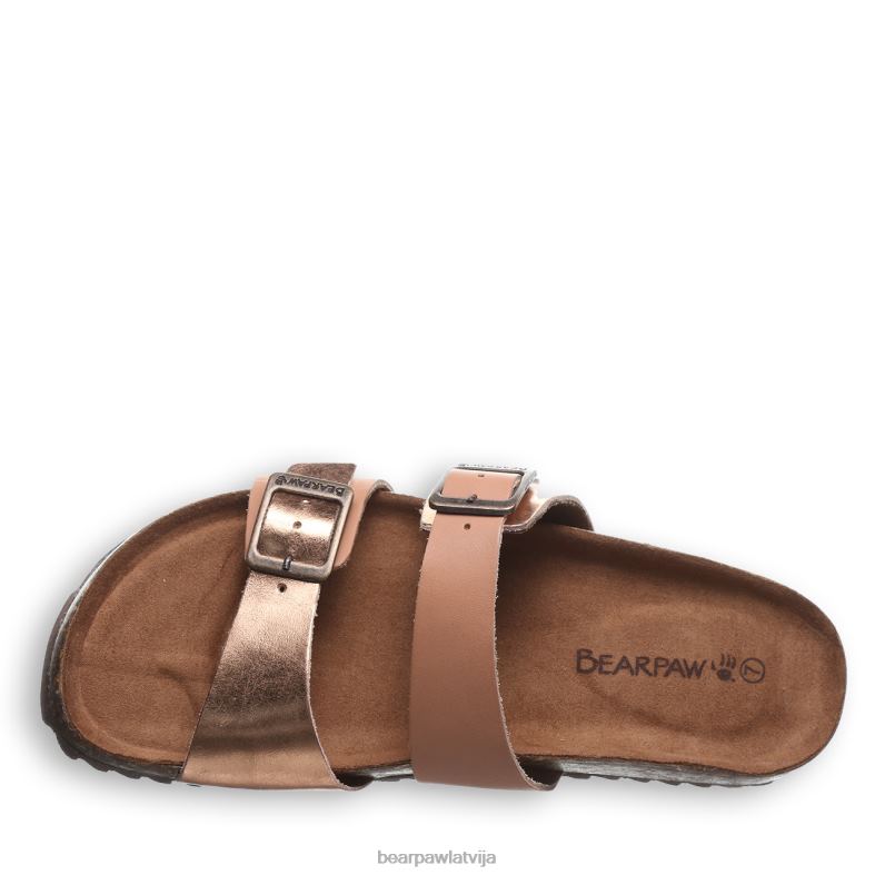 bagāža/rozā zelts sievietes sandales BEARPAW Džuljeta ii P2XFF370