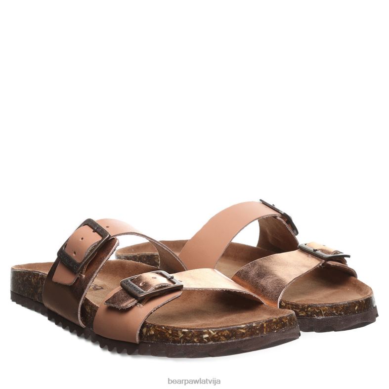bagāža/rozā zelts sievietes sandales BEARPAW Džuljeta ii P2XFF370