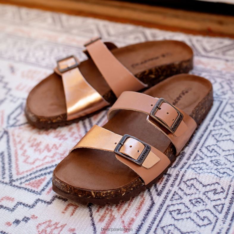 bagāža/rozā zelts sievietes sandales BEARPAW Džuljeta ii P2XFF370