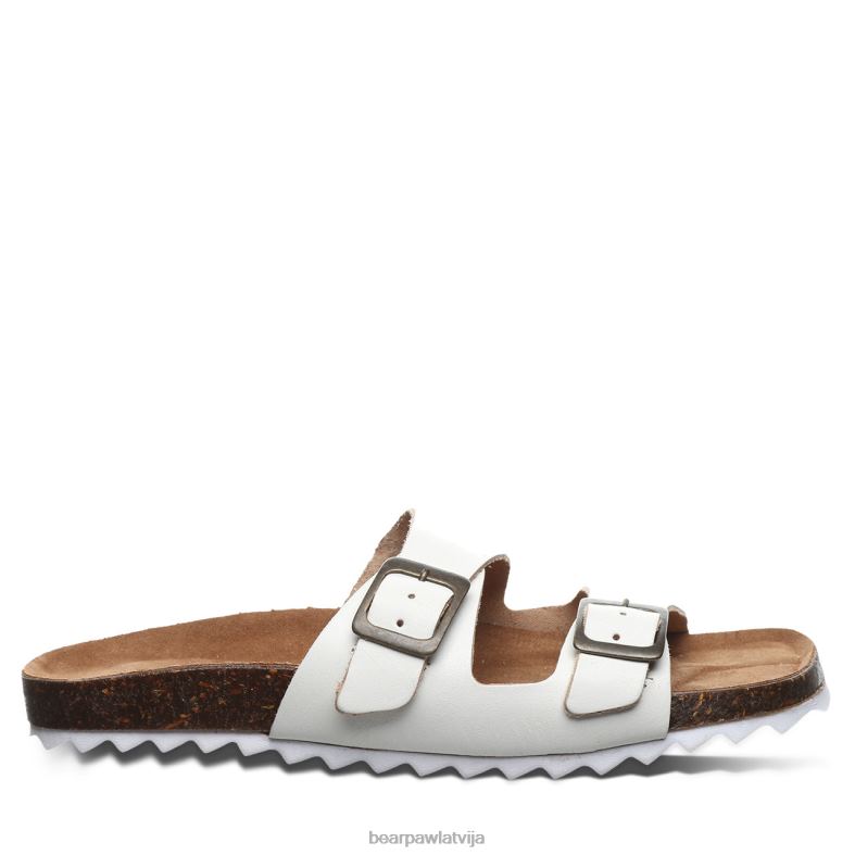 balts sievietes sandales BEARPAW Džuljeta P2XFF458