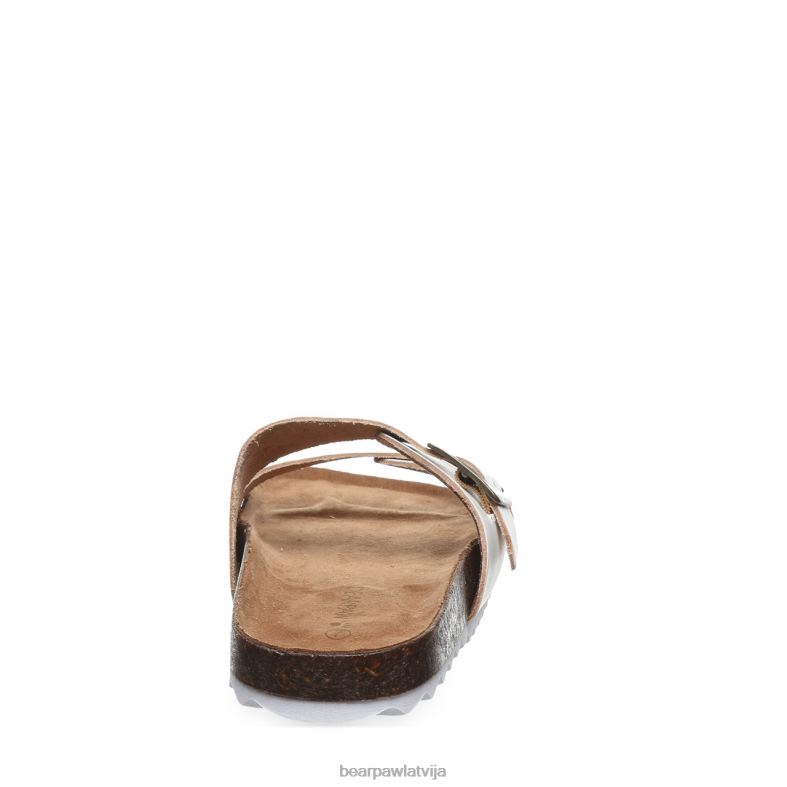 balts sievietes sandales BEARPAW Džuljeta P2XFF458