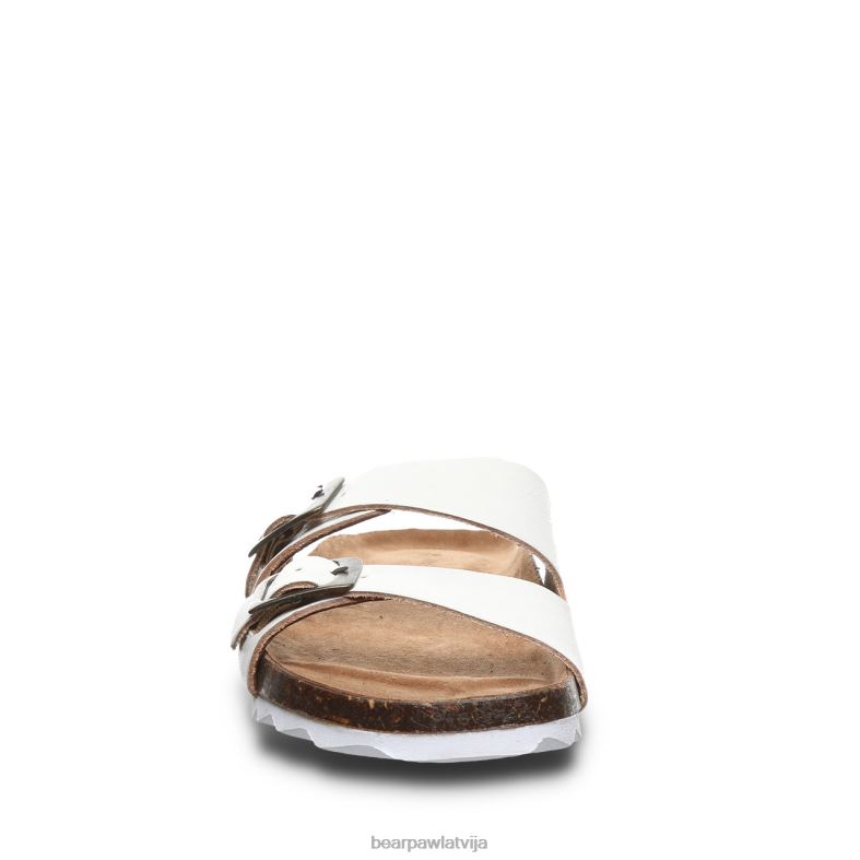balts sievietes sandales BEARPAW Džuljeta P2XFF458