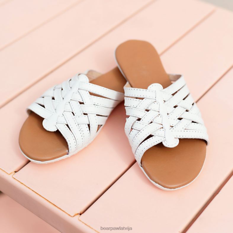 balts sievietes sandales BEARPAW Elisa P2XFF385