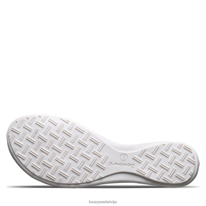 balts sievietes sandales BEARPAW ahāts P2XFF380