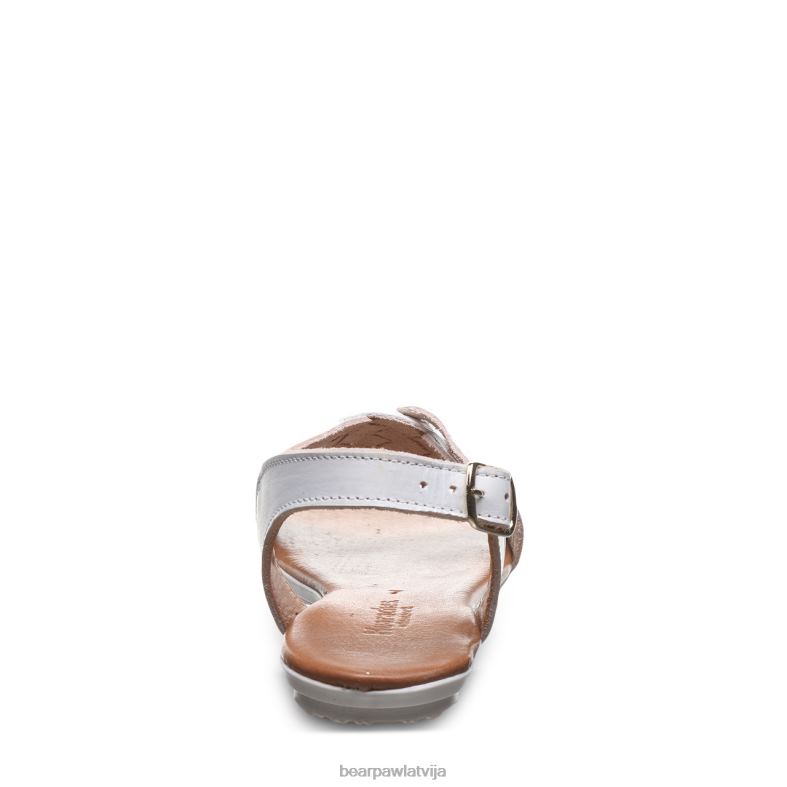 balts sievietes sandales BEARPAW ahāts P2XFF380