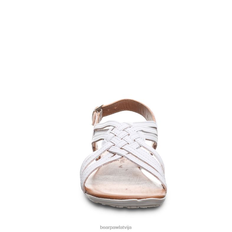 balts sievietes sandales BEARPAW ahāts P2XFF380