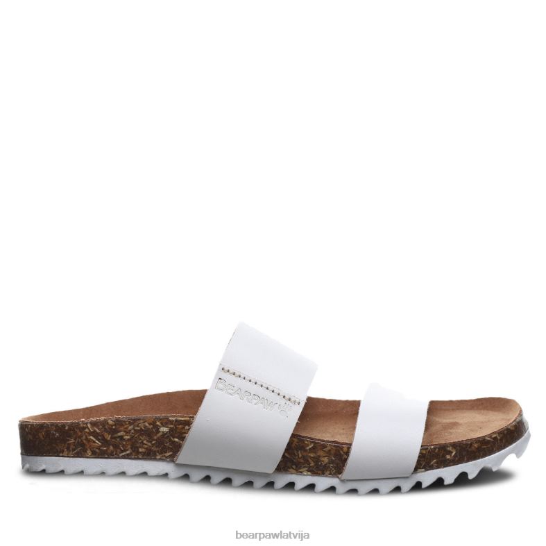 balts sievietes sandales BEARPAW marlete P2XFF366