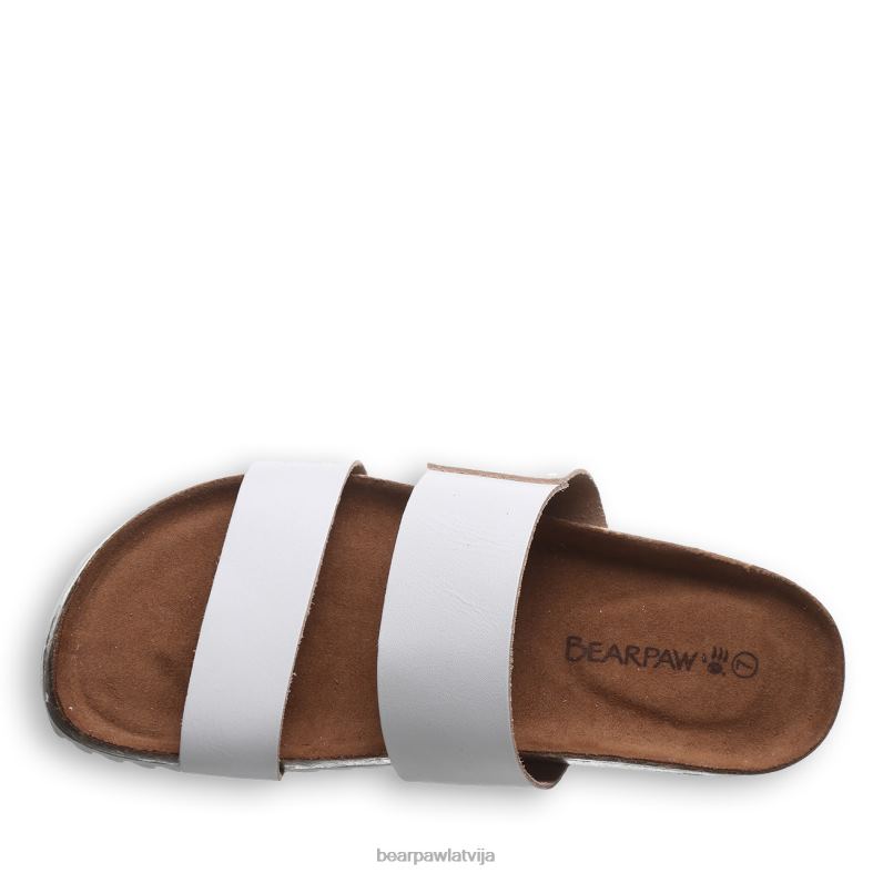 balts sievietes sandales BEARPAW marlete P2XFF366