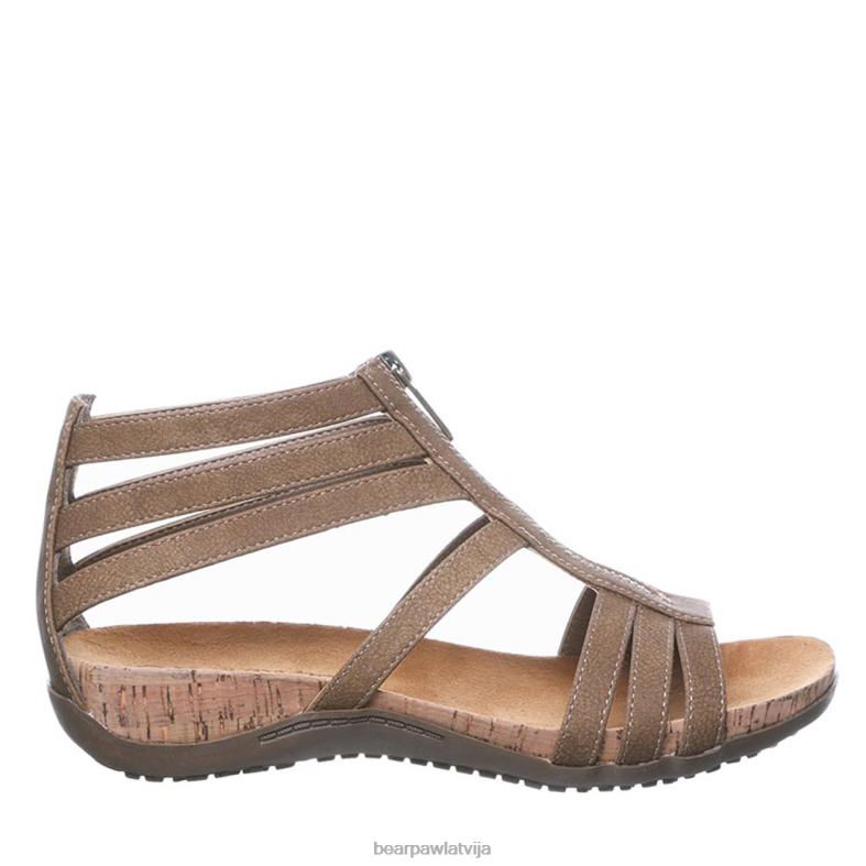brūns sievietes sandales BEARPAW layla P2XFF439